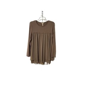 Matilda Jane   Women's M   Tunic  Top   Taupe/Brown